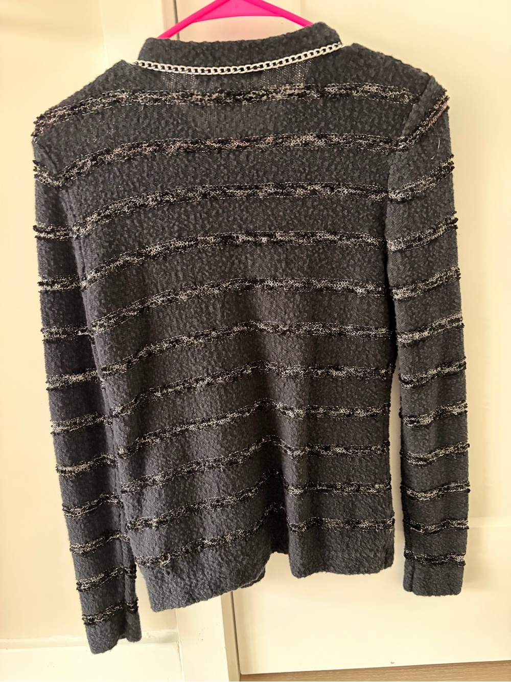 Charcoal Textured Button-Front Sweater - Picture 2 of 2